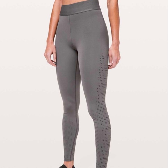 Lululemon Ride & Reflect Tight 28" lululemon X SoulCycle Metal Grey Leggings 2 - Picture 2 of 12